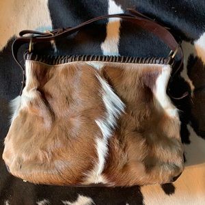 Aqua Madonna Vintage fur bag! Great condition- gorgeous tan color!